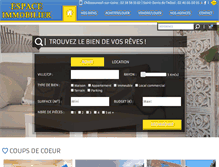 Tablet Screenshot of espace-immobilier-45.fr